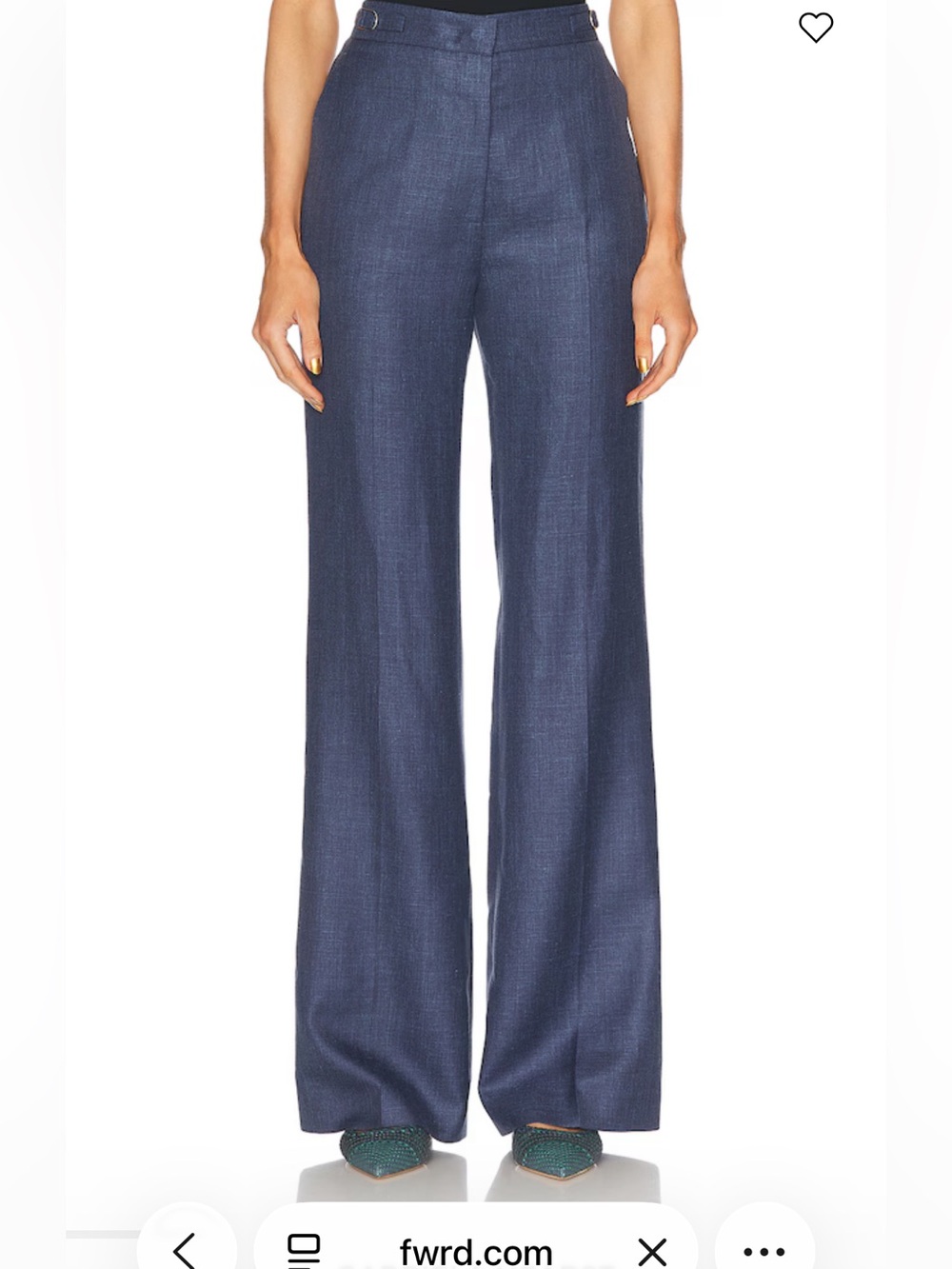 Gabriela Hearst Vesta Linen wide leg Pants 40